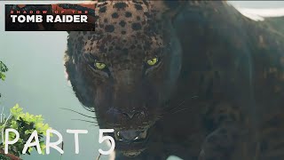 SHADOW OF THE TOMB RAIDER Story Part 5  FIGHT WITH TIGERS Commentary [upl. by Afatsum569]