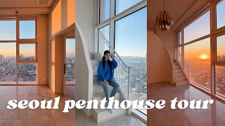 i moved into a seoul penthouse 🇰🇷 han river amp namsan tower views pool sauna gym breakfast [upl. by Christmann]