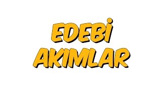 10 dk da EDEBİ AKIMLAR [upl. by Atteloc775]