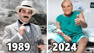 Agatha Christies Poirot 1989 Cast THEN and NOW 2024 All Actors Are Aging Horribly [upl. by Deaner364]