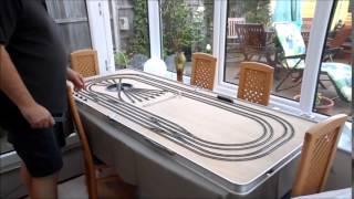 Fleischmann N Gauge Folding Layout [upl. by Adnawak915]