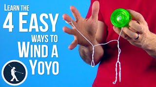 How to Wind A Yoyo  4 Easy Beginner Yoyo Tricks [upl. by Haek]