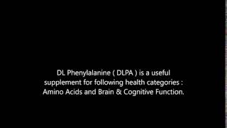 DL Phenylalanine DLPA health benefits [upl. by Sulienroc864]