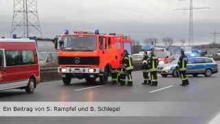 Unfall mit Gefahrguttransporter auf A7 Vollsperrung und kilometerlanger Stau [upl. by Paquito931]