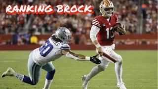 Where 49ers QB Brock Purdy Currently Ranks Among NFL Quarterbacks [upl. by Leroj]