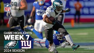 Philadelphia Eagles vs New York Giants Game Highlights  NFL 2024 Season Week 7 [upl. by Noach62]