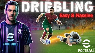 eFootball EASY amp MASSIVE Dribbling Tutorial ⚡️ [upl. by Rhoda]