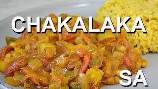 Chakalaka The Easy Way  South African Food  Chakalaka [upl. by Julee]