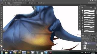 Digital Painting Time Lapse Temeraire Fan Art Longwing Dragon [upl. by Isaiah]