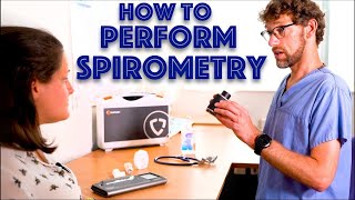 How To Perform Spirometry Examination For Accurate Lung Function Testing  Clinical Skills  Dr Gill [upl. by Akinuahs]