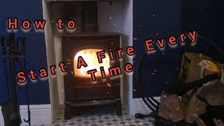 How To Light A Multi Fuel Stove Every Time [upl. by Nazar]