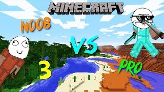 MINECRAFT  NOOB VS PRO 3 [upl. by Assenna20]