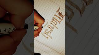 quotHow to Create Beautiful Hand Latteringquotviralvideo shorts comment commentcalligraphydoebignners [upl. by Nylknarf]