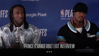 Taurean Prince amp Jarred Vanderbilt  202324 Lakers Exit Interviews [upl. by Ajam]