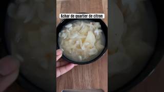 Achar de citron Recette ultra simple cuisine mayotte music [upl. by Cassella]