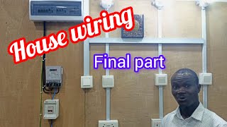 Full Electrical house Wiring Final Part [upl. by Aekerly]