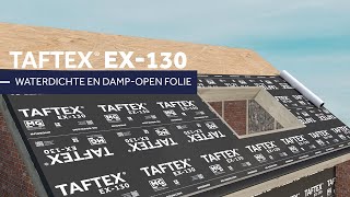 Installatie TAFTEX® EX130 dampopen waterdichte folie  Meuwissen Gerritsen [upl. by Ekim809]