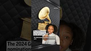 The 2024 Grammy nominations in less than 60 seconds [upl. by Ladiv765]