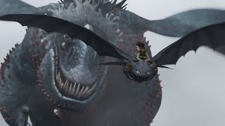 How to Train Your Dragon 2010  Toothless Vs Red Death Battle Scene [upl. by Notrem345]