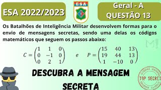 ESA  Os Batalhões de Inteligência Militar desenvolvem formas para o envio de mensagens secretas s [upl. by Ikim]