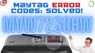 Maytag Washer Troubleshooting Guide Fix Errors amp Reset Your Machine Easily [upl. by Behm]