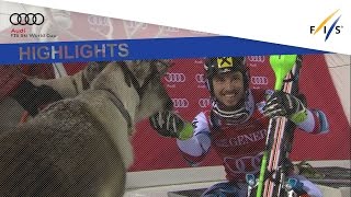 Highlights  Hirscher reigns supreme in Levi  FIS Alpine [upl. by Ynnavoig]