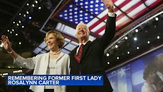 Rosalynn Carter tributes pour in [upl. by Oigres]