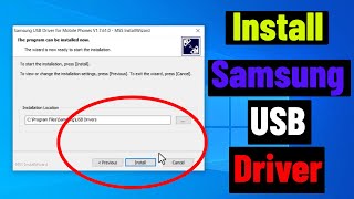 How To Download Samsung Android USB Driver for Windows v1761 2024SamsungUSBDriver SamsungDriver [upl. by Mossolb991]