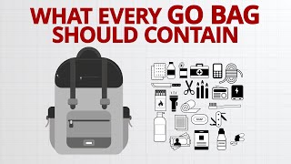 Know the complete Emergency Go Bag Checklist [upl. by Alilak963]