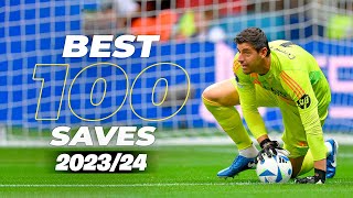 Best 100 Goalkeeper Saves 202425 HD [upl. by Namijneb]