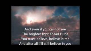 Ronan Keating  Believe  Lyrics [upl. by Annahsat]