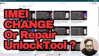 Repair IMEI MTK New Security By UnlockTool  imei change illegal [upl. by Anniken908]