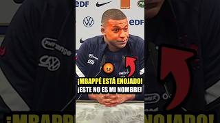 ¡Mbappé está harto de que pronuncien mal su nombre No va a callar más 😡 [upl. by Legnalos965]