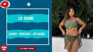 LIV RAHME ✅️ CURVY PLUS SIZE FASHION MODEL  LUXURY  OPULENCE  ELEGANCE [upl. by Aicercal]