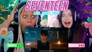 SEVENTEEN 세븐틴 LOVE MONEY FAME Official MV SPILL THE FEELS Highlight Medley amp teaser reaction [upl. by Ayaj133]