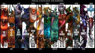 Final Fantasy XII HD Remaster All Quickenings Espers and Concurrences [upl. by Greenwell331]