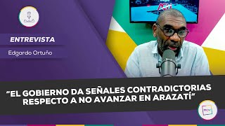 “El gobierno da señales contradictorias respecto a no avanzar en Arazatí”  Edgardo Ortuño en NQP [upl. by Ecirrehs824]