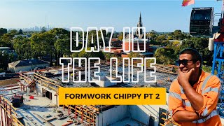 DAY IN THE LIFE EP2  FORMWORK CARPENTER PT 2 [upl. by Anidualc]