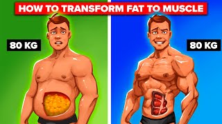 How to Lose Fat AND Gain Muscle At The Same Time Step By Step [upl. by Kuehn]