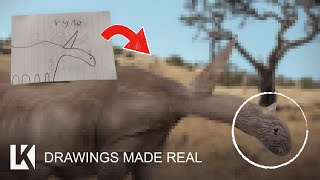 If Kids Drawings Were Real Rhino [upl. by Beller]