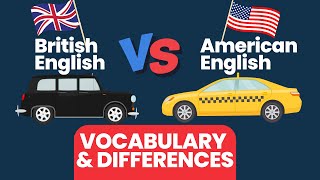 50 Differences Between 🇬🇧 British English Vs American English 🇺🇸 Vocabulary Words  Boost Word Power [upl. by Burger]