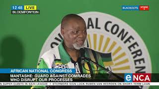 Gwede Mantashe addresses ANC FS elective conference [upl. by Hallie5]