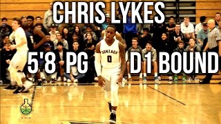 58 PG Chris Lykes Does Not Back Down From Anyone  He Can Dunk [upl. by Adamsen590]