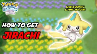 How to Get JIRACHI in Pokemon Brilliant Diamond and Shining Pearl Level 5 Mythical Pokemon [upl. by Zeena]