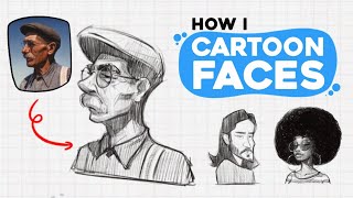 How to Draw Cartoon People from Reference [upl. by Muire]