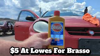 Brasso Vs 3M Hard Lens and Plastic Polish for polishing headlights [upl. by Fischer60]