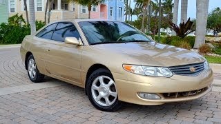 2002 TOYOTA SOLARA SLE V6 BRAND NEW MOTOR WITH 80K MILES FOR 2995 [upl. by Brittne873]