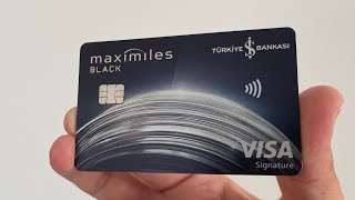 İş Bankası Maximiles Black Visa Signature Kredi Kartı İnceleme Videosu  Eh İşte [upl. by Lomax]