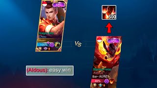 TOP GLOBAL CHOU VS PRO ALDOUS 500 STACK  VICTORY OR DEFEAT [upl. by Alasteir84]