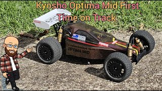 Kyosho Optima Mid First Time on Track [upl. by Kitchen]